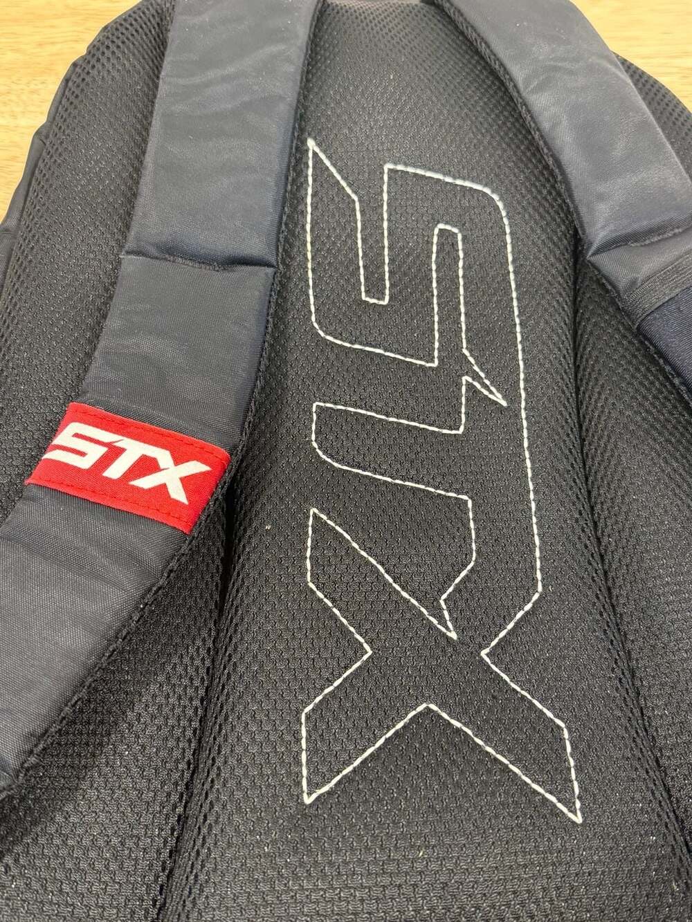STX Sidewinder Lacrosse Backpack in Black - Picture 6 of 11